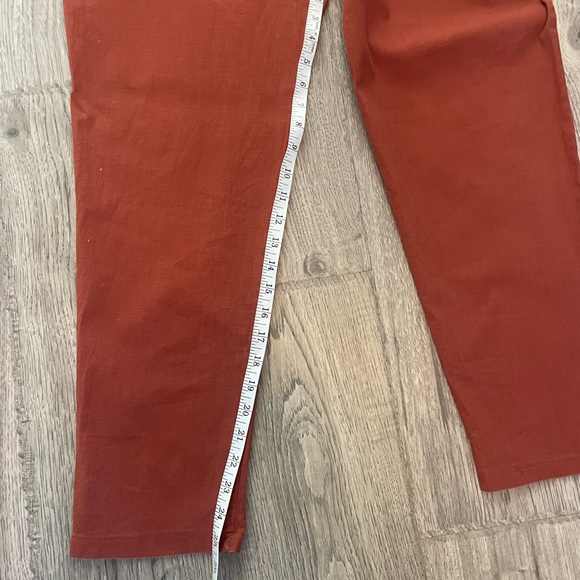 Paperbag Waist Linen Pant - Picture 5 of 7